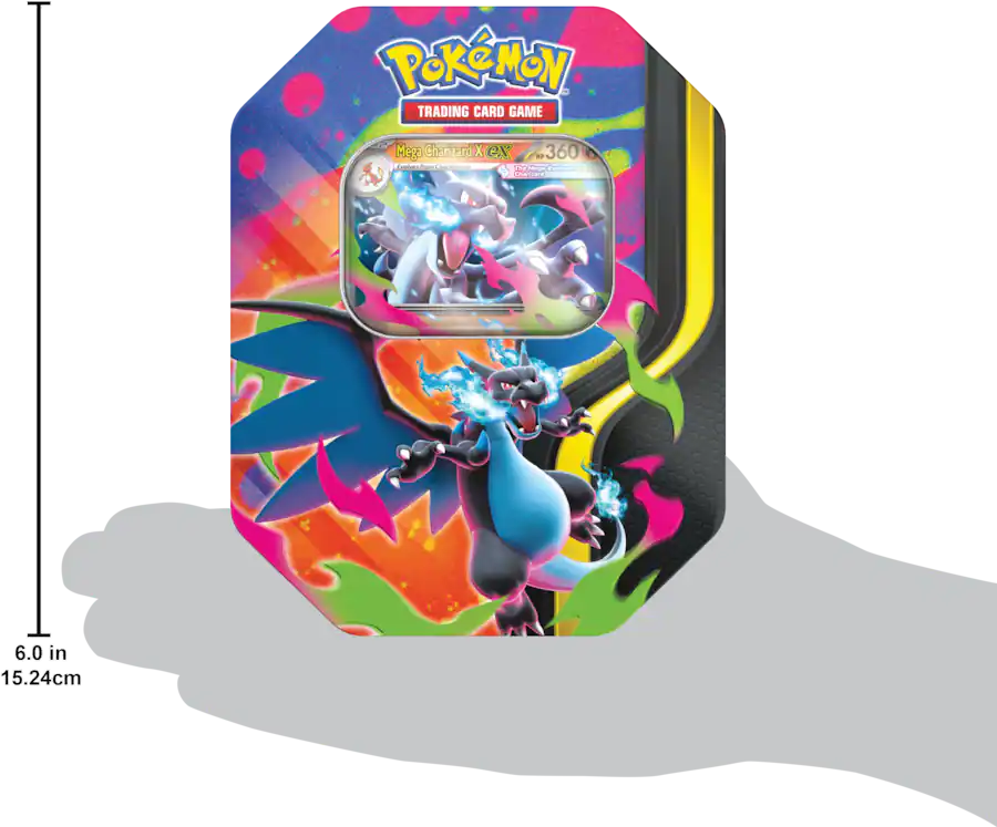 Pokémon - Mega Charizard Tin - Styles May Vary