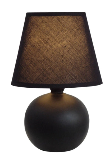 Simple Designs  Mini Ceramic Globe Table Lamp