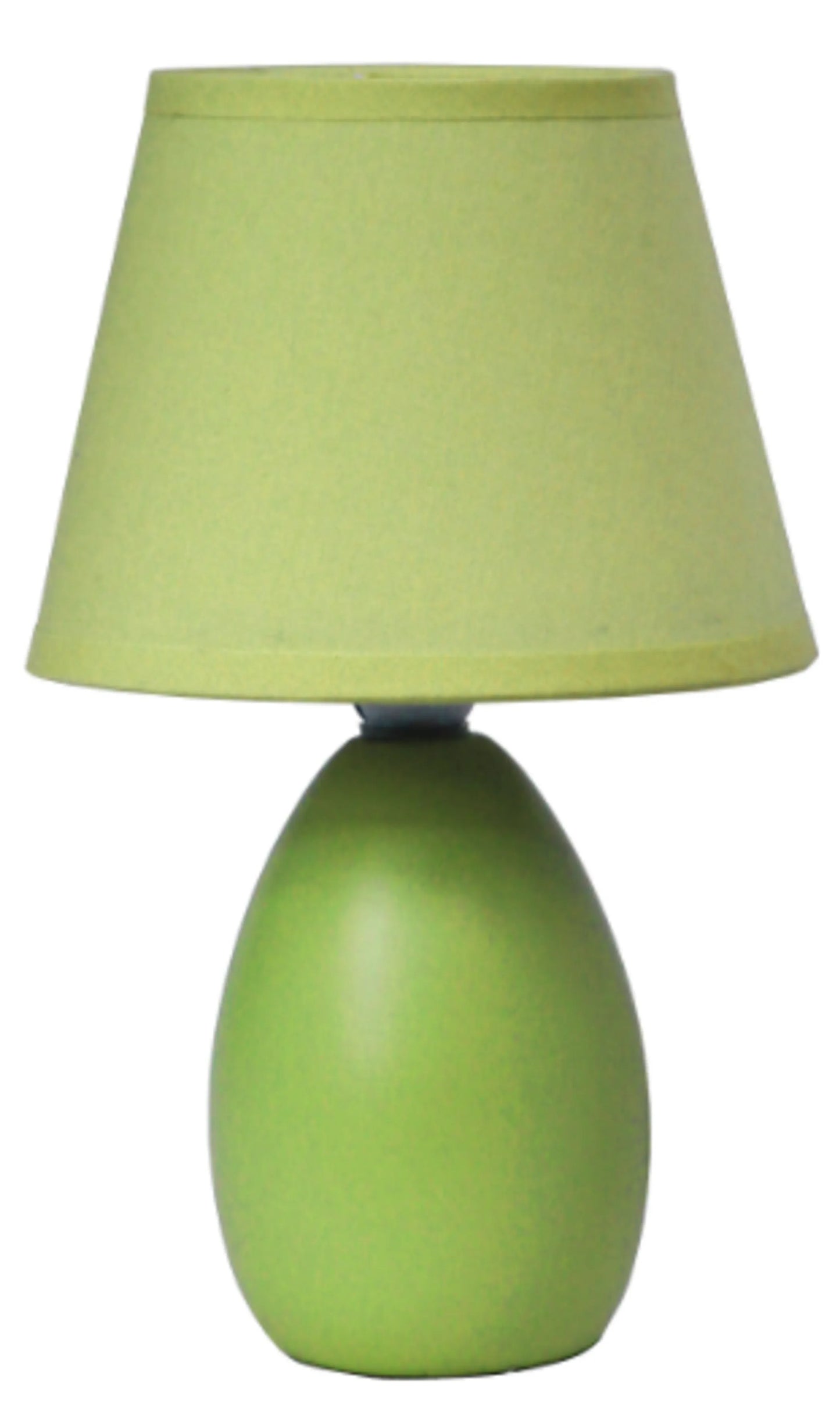 Simple Designs Mini Egg Oval Ceramic Table Lamp