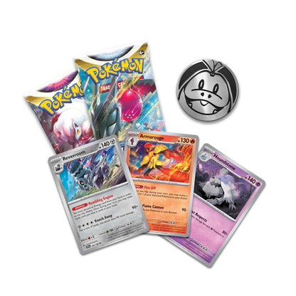 Pokémon TCG 3-Foil Card Booster Pack – Armarouge, Revavroom & Houndstone
