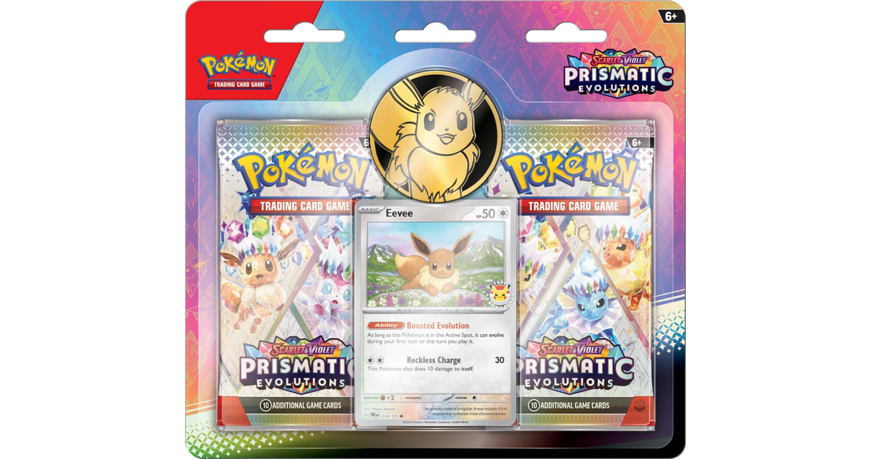 Pokémon TCG Prismatic Evolutions (Eevee) Blister Booster Pack
