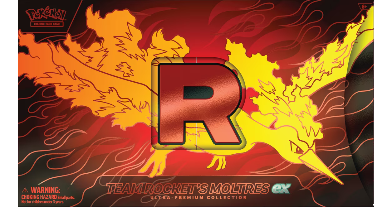 Pokémon TCG: Team Rocket Moltres ex Ultra-Premium Collection