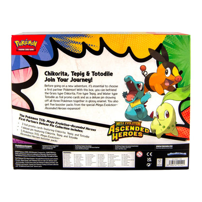 Pokémon TCG: Mega Evolution—Ascended Heroes First Partners Deluxe Pin Collection