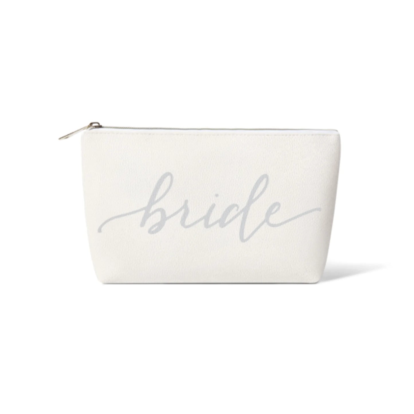 Bride/Bridesmaid Makeup Bag in Faux Leather